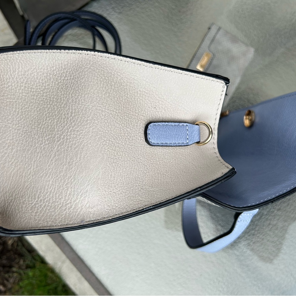 Dune London Gray and Blue Handbag - Picture 7 of 11
